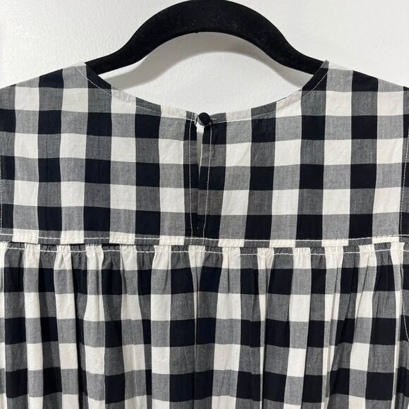 A New Day Buffalo Plaid Midi Sleeveless Dress with Smocked Waist [size M] - Picture 10 of 12